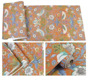 Papier peint au style boho avec des designs rétro uniques