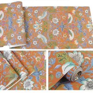 Papier peint au style boho avec des designs rétro uniques