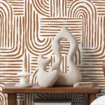Papier Peint aux motifs bohèmes pour un intérieur chaleureux