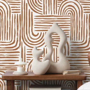 Papier Peint aux motifs bohèmes pour un intérieur chaleureux