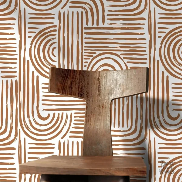 Papier Peint Boho, ajout artistique pour votre espace de vie