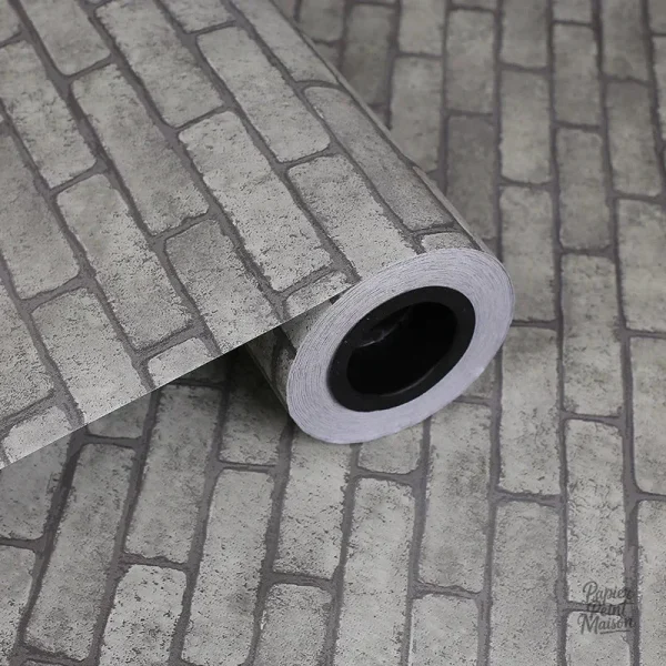 Papier peint imitation brique pour un intérieur chic et tendance