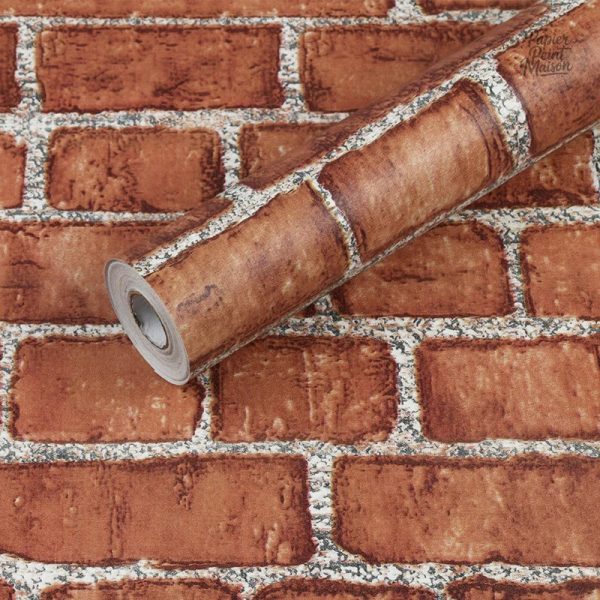 Papier Peint Brique effet brut pour une décoration unique