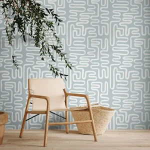 Papier peint moderne pour cage d'escalier
