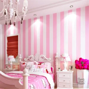 Décor mural coloré pour chambre de fille