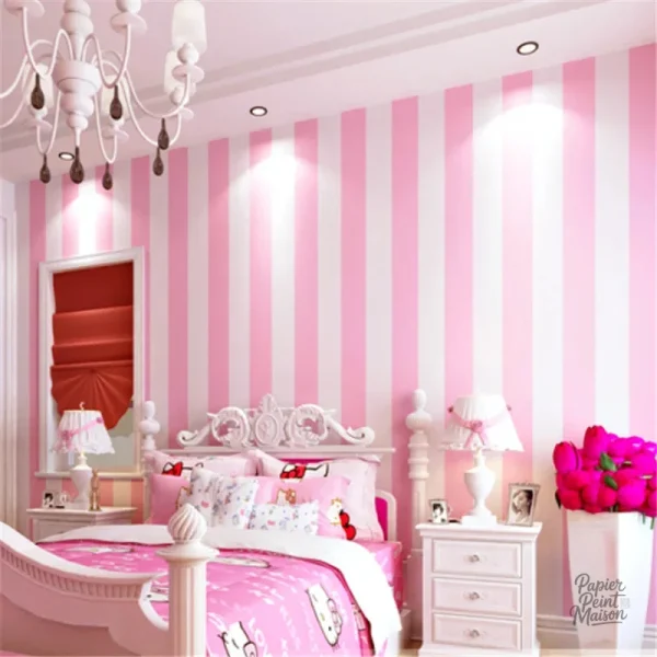 Décor mural coloré pour chambre de fille