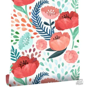 Papier peint tendance pour décoration intérieure de fille