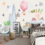 Décoration murale pour chambre de fille, ambiance tendre