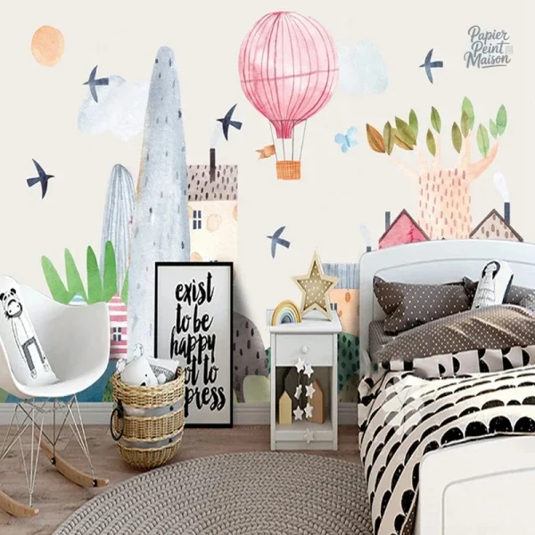 Décoration murale pour chambre de fille, ambiance tendre
