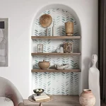 Papier peint chambre au style bohémien élégant