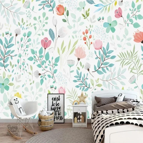 papier-peint-chambre-enfant-1 Papier peint pour chambre d'enfant avec motifs ludiques
