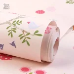 Décoration murale pour chambre d'enfant, design féminin et joyeux
