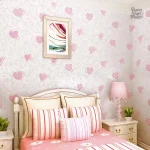 Papier peint chambre fille, thème princesse romantique