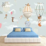 Papier peint pour chambre garçon, design attrayant et coloré