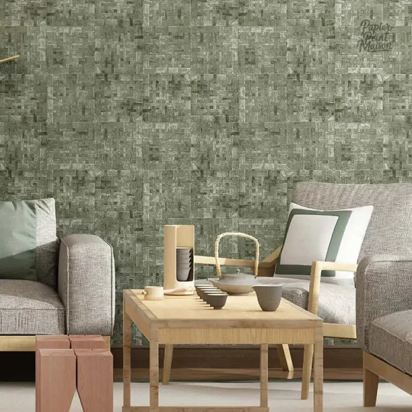Papier peint chambre asiatique, motifs traditionnels japonais