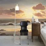 Papier peint décoratif ciel avec nuages pour salon ou chambre