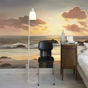 Papier peint décoratif ciel avec nuages pour salon ou chambre