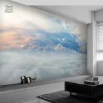 Papier peint ciel nuage pour une décoration apaisante