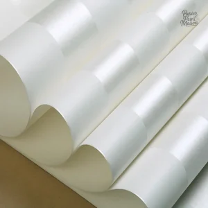 Papier peint intissé au ton argent