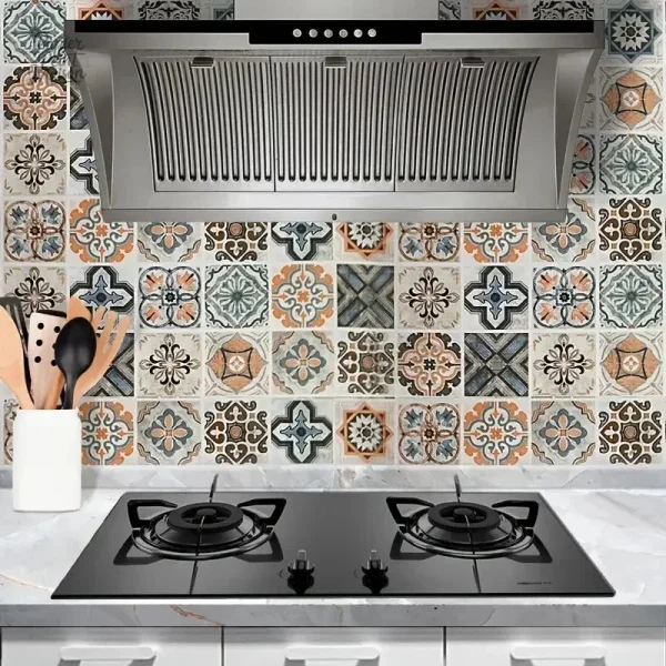 Papier peint cuisine avec designs inspirants et colorés
