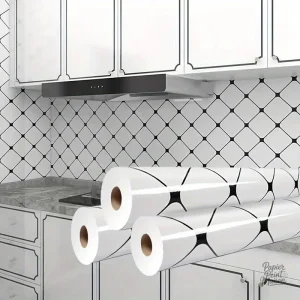 Papier peint cuisine original design moderne