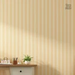 Papier peint orange pour couloir moderne et accueillant