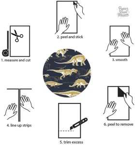 Papier peint enfants thème dinosaures pour une chambre ludique