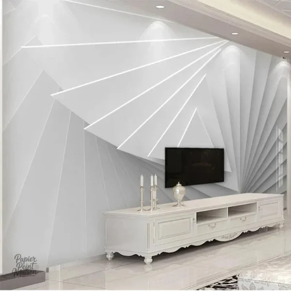 Papier peint design 3D pour un intérieur stylé