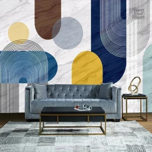 Papier peint effet pierre naturelle pour un décor authentique