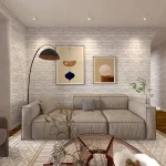 Papier Peint Brique au design authentique et moderne