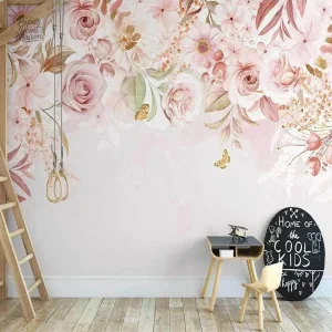 Papier peint chambre fille