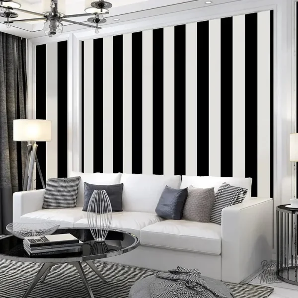 Papier peint design pour un style d'entrée raffiné