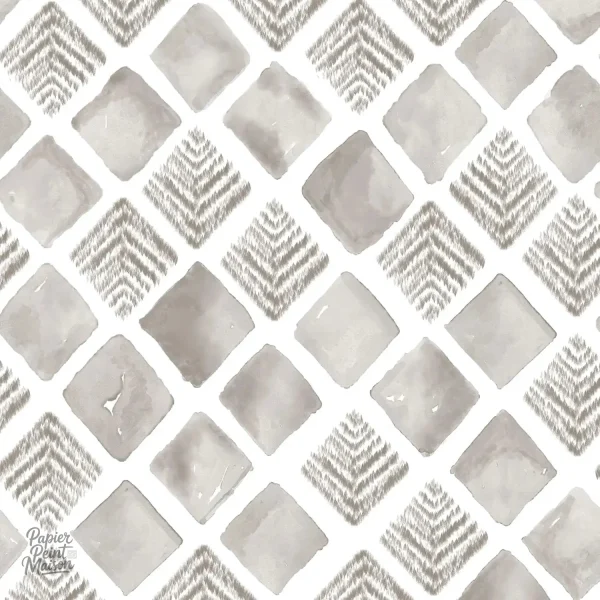 Motifs ethniques modernes en papier peint géométrique décoratif