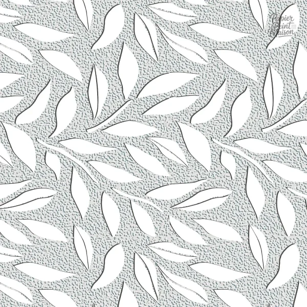 Papier peint à motifs de feuillage décoratif
