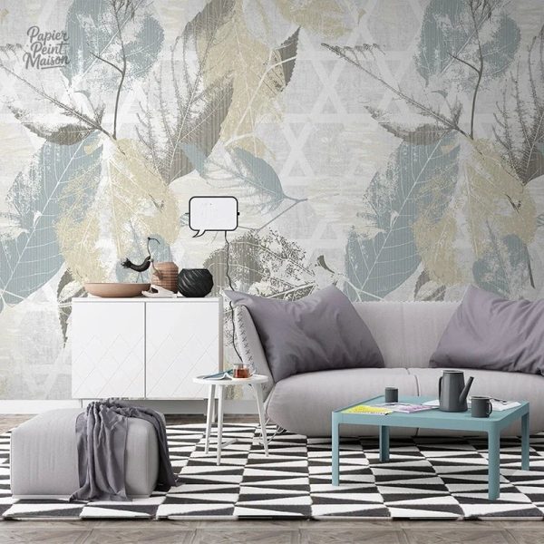 Ambiance apaisante avec design feuillage verdoyant