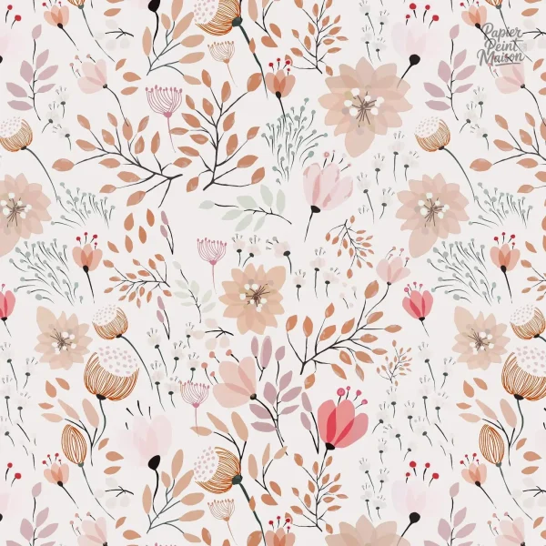 Design doux de fleurs pour décoration d'intérieur