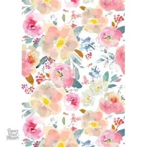 Papier peint à fleurs pour une décoration intérieure chaleureuse