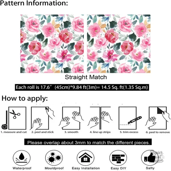 Papier peint fleuri lumineux pour embellir vos murs