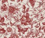 Papier peint fleuri avec motifs de roses délicates