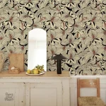 Motifs de fleurs vintage pour un intérieur raffiné