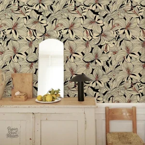 Motifs de fleurs vintage pour un intérieur raffiné