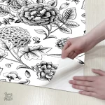 Papier peint fleuri pour une touche rétro dans votre déco