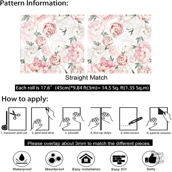 Papier peint aux fleurs délicates pour embellir votre intérieur