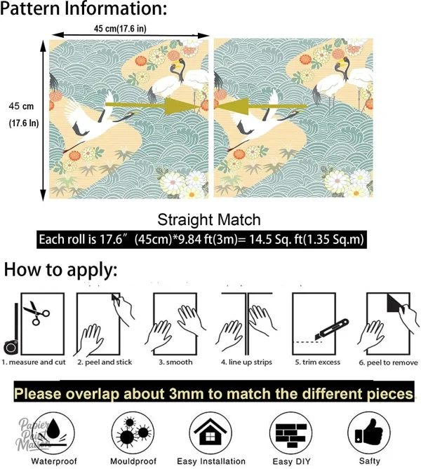 Design floral avec oiseaux pour une ambiance naturelle