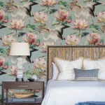 Papier Peint Fleurs Vintage en design élégant