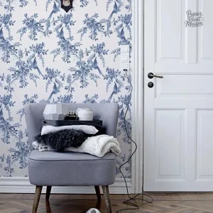 Papier peint floral élégant pour une décoration moderne