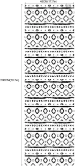 Papier peint avec motifs inspirés des formes géométriques