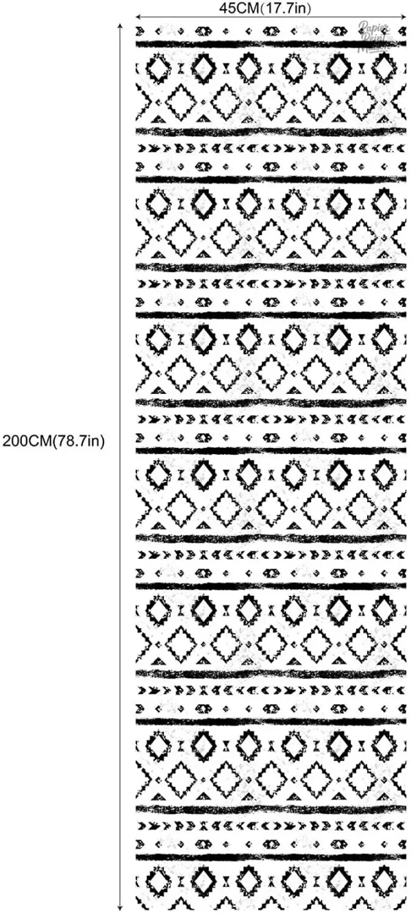 Papier peint avec motifs inspirés des formes géométriques