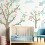 Papier peint garçon pour chambre, design adapté aux enfants