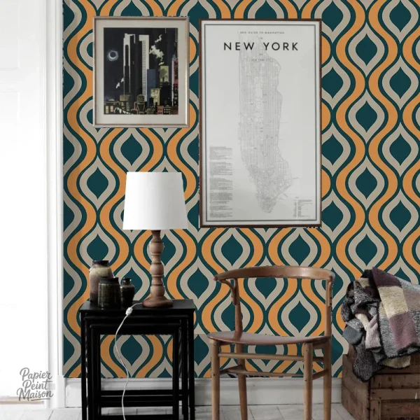 Papier peint design pour ambiance contemporaine